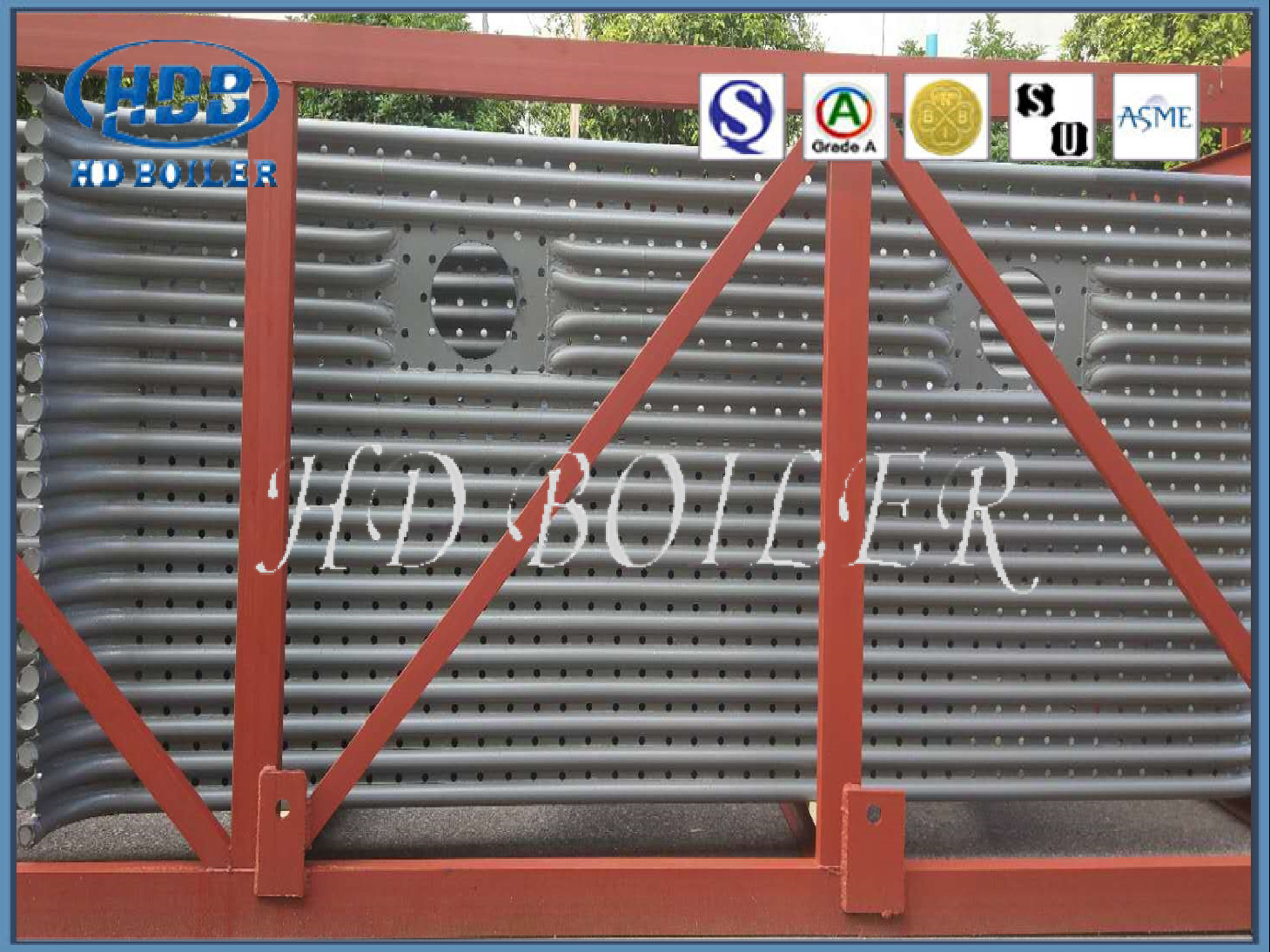 L'acier au carbone standard d'ASME/pièces de rechange inoxydables/d'alliage chaudière arrosent des tubes de panneau de mur dans la chaudière