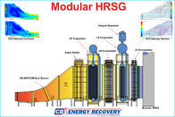 chaudière aquatubulaire de générateur de vapeur de récupération de chaleur de la chaleur résiduelle de 5T -130T HRSG
