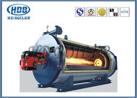 Chaudière thermique industrielle horizontale d'huile, pression à mazout de chaudière à vapeur basse